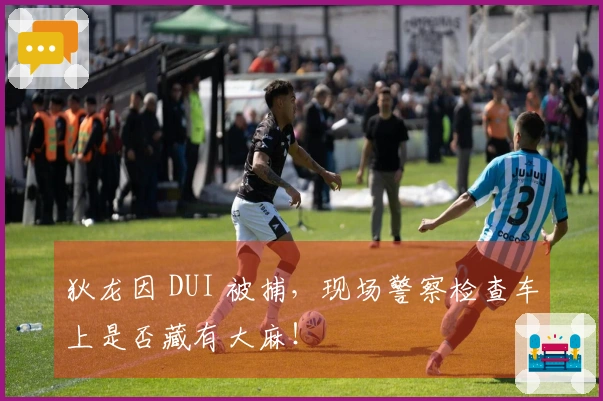 狄龙因 DUI 被捕，现场警察检查车上是否藏有大麻！